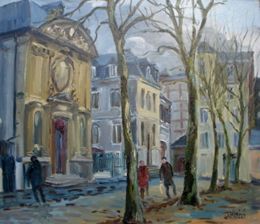 Place de la Rougemare (61×50cm)