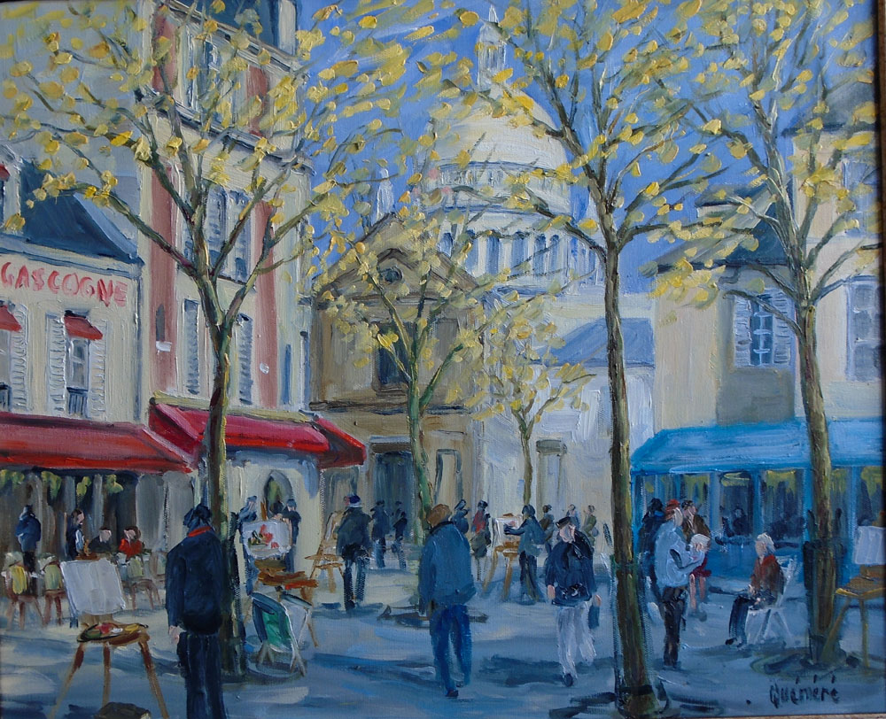 Vendu - Place du Tertre (61×50cm)